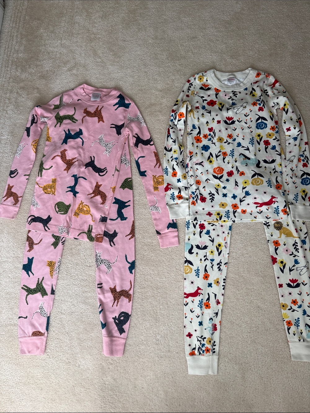 Pair of Hanna Andersson Girls Pajamas